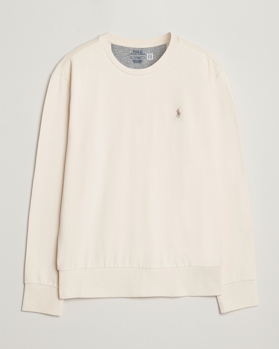 Herre | | Polo Ralph Lauren | Double Knitted Jersey Sweatshirt Guide Cream