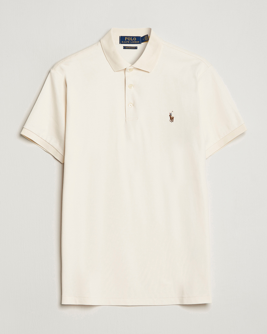 Herre | Pikéer | Polo Ralph Lauren | Luxury Pima Cotton Polo Guide Cream