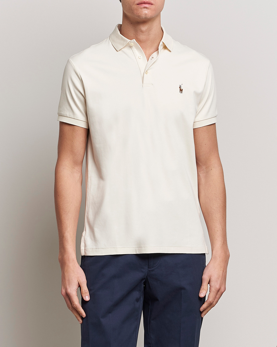 Herre | Pikéer | Polo Ralph Lauren | Luxury Pima Cotton Polo Guide Cream