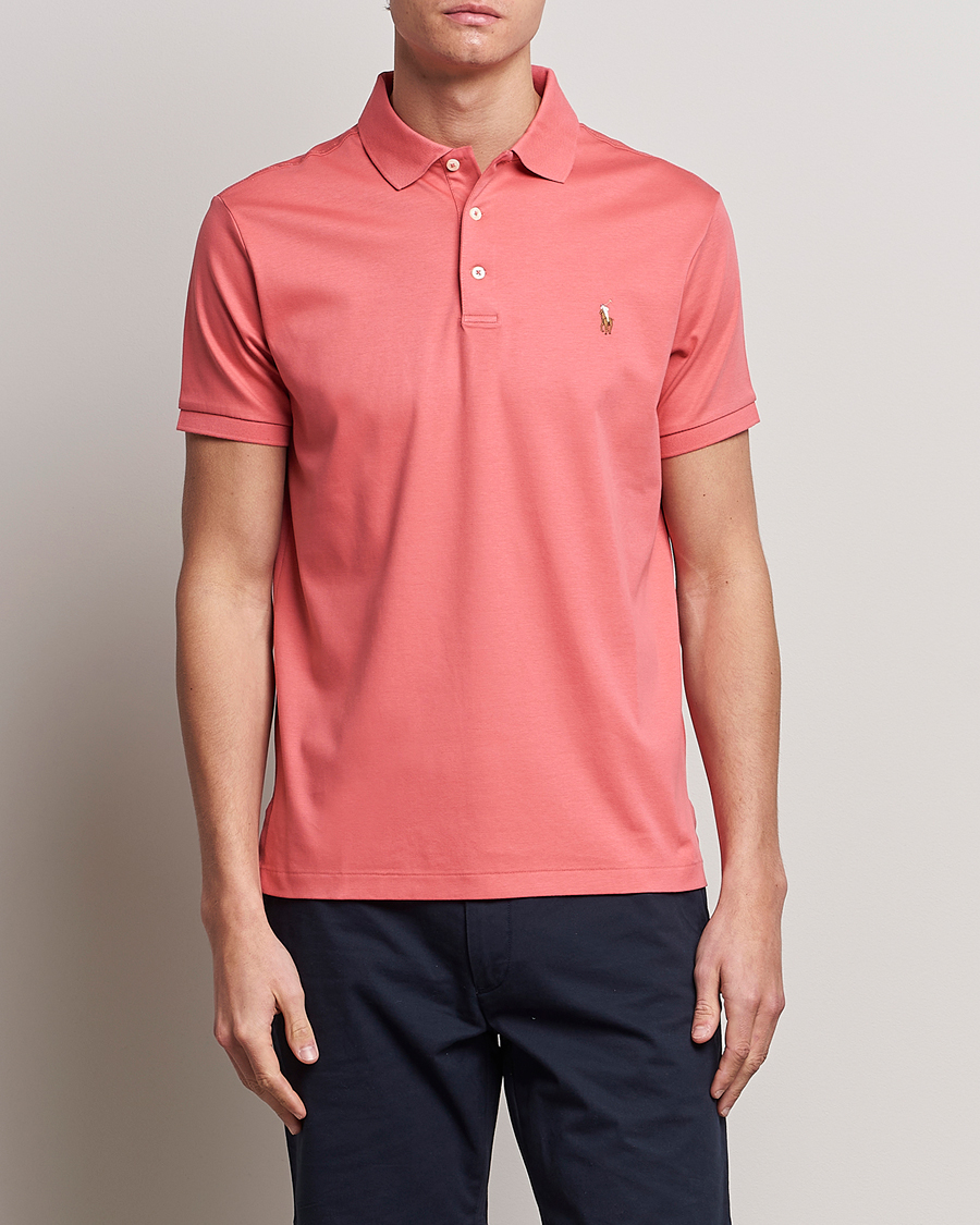 Herre | | Polo Ralph Lauren | Luxury Pima Cotton Polo Red Sky