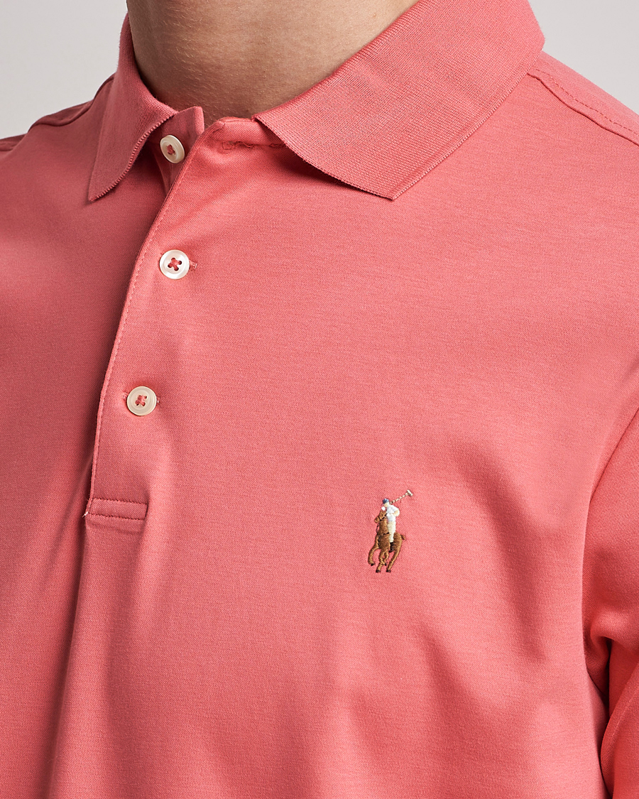 Herre | Pikéer | Polo Ralph Lauren | Luxury Pima Cotton Polo Red Sky