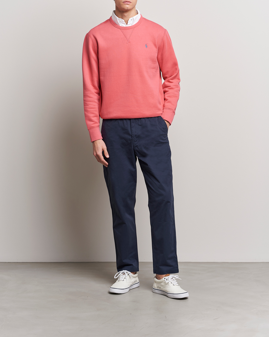 Herre | Gensere | Polo Ralph Lauren | Crew Neck Sweatshirt Red Sky