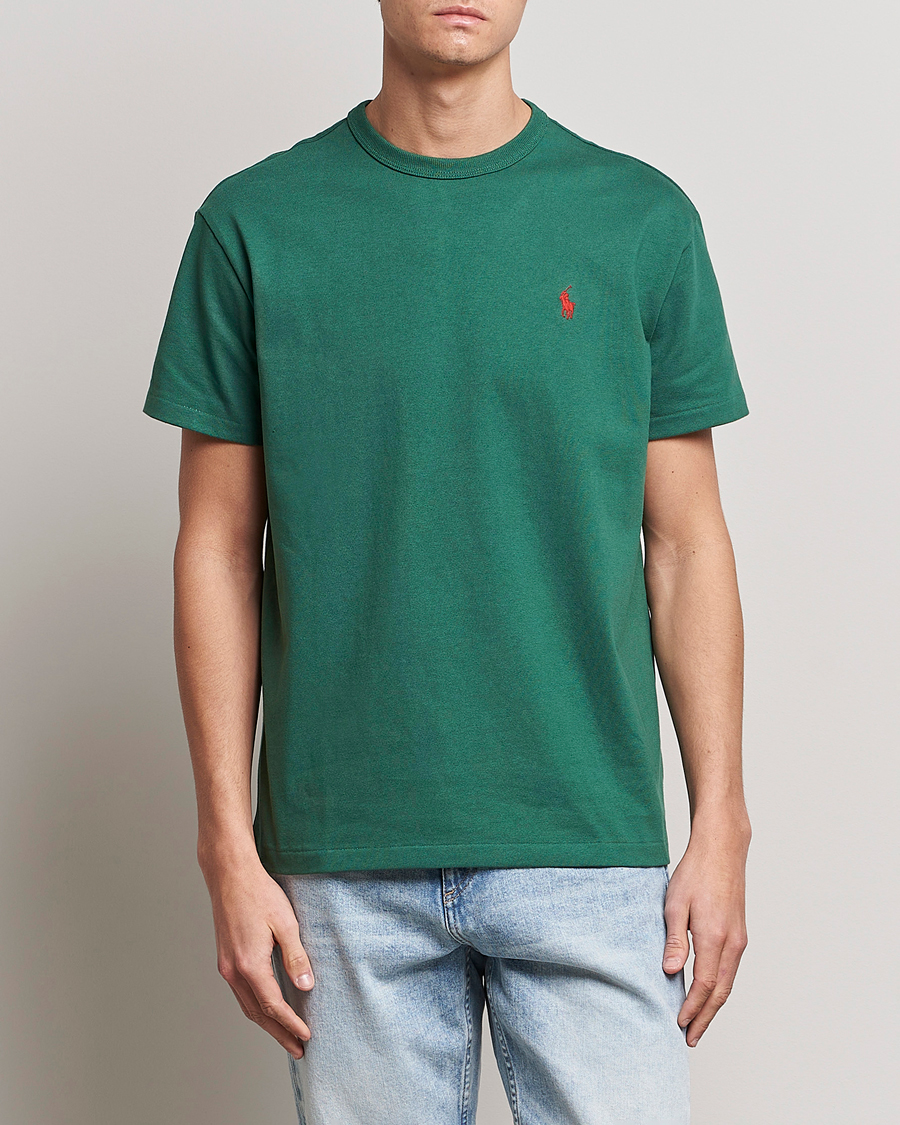 Herre |  | Polo Ralph Lauren | Heavyweight Crew Neck T-Shirt Washed Forest