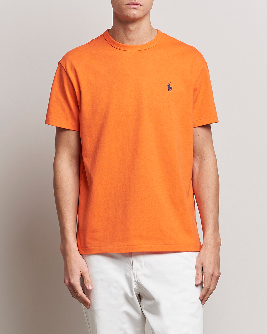 Herre |  | Polo Ralph Lauren | Heavyweight Crew Neck T-Shirt Orange