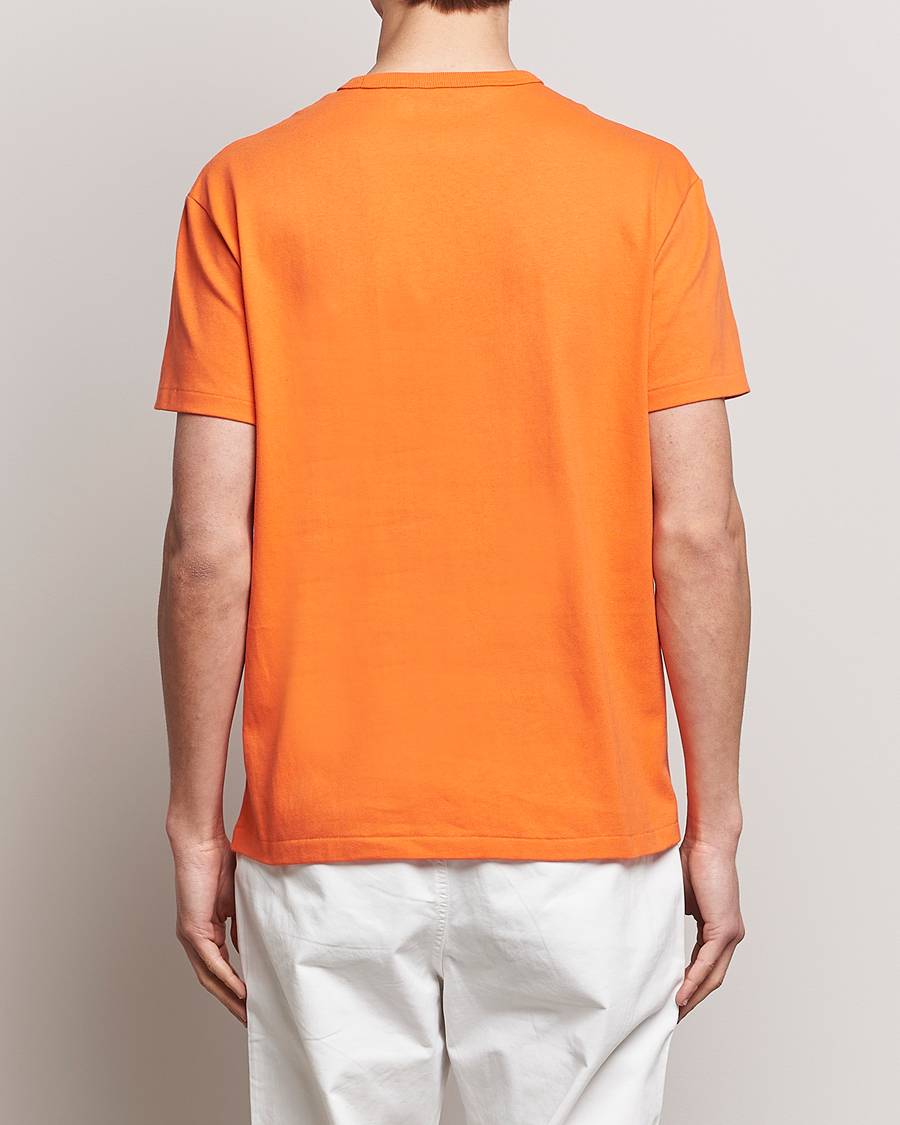 Herre | T-Shirts | Polo Ralph Lauren | Heavyweight Crew Neck T-Shirt Orange