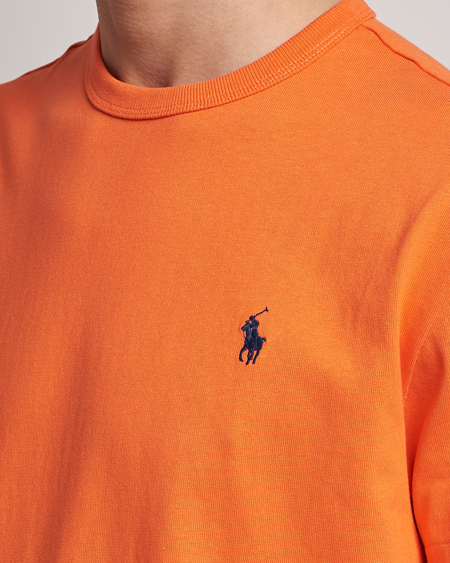 Herre | T-Shirts | Polo Ralph Lauren | Heavyweight Crew Neck T-Shirt Orange
