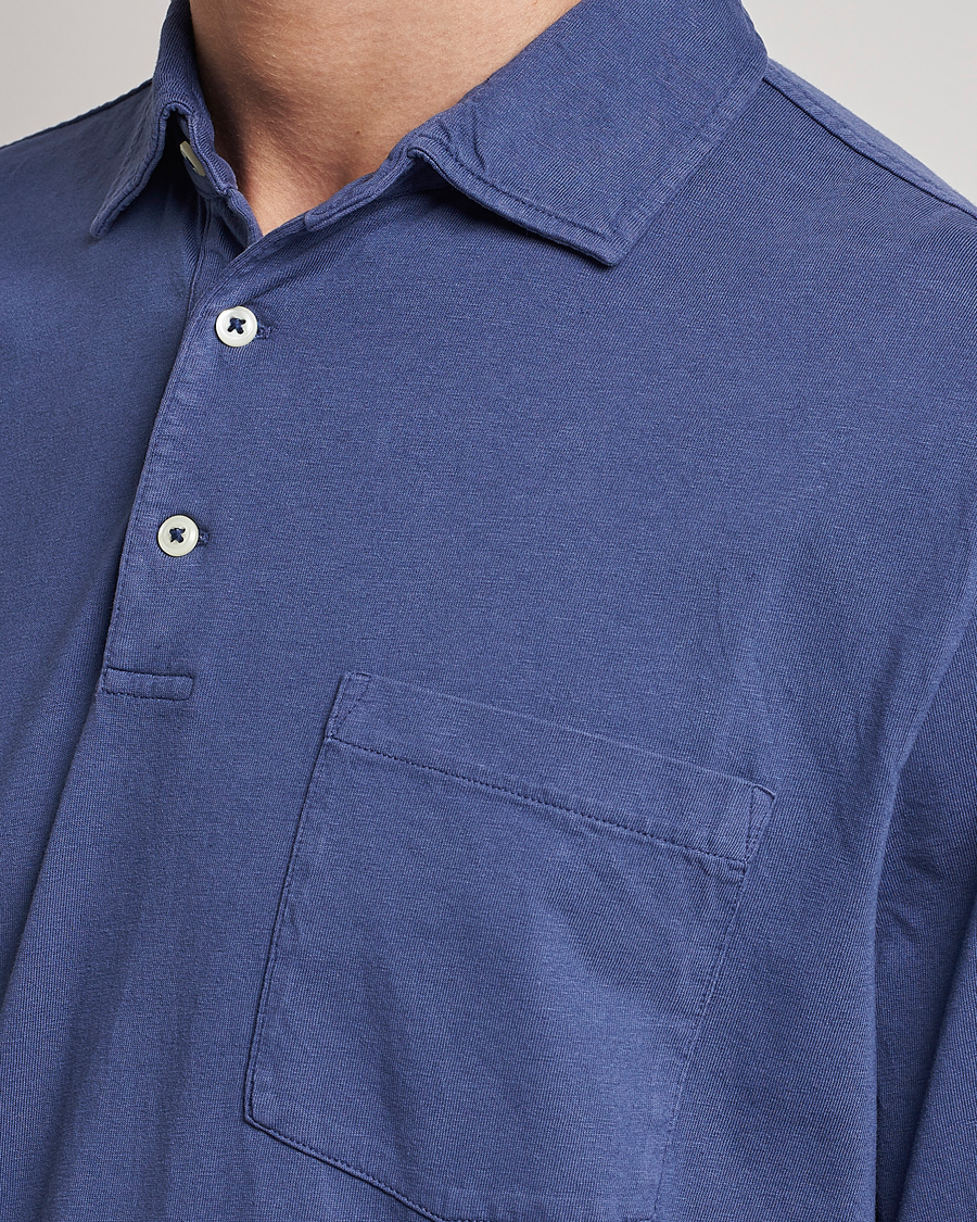 Herre | Pikéer | Polo Ralph Lauren | Cotton/Linen Polo Boathouse Navy
