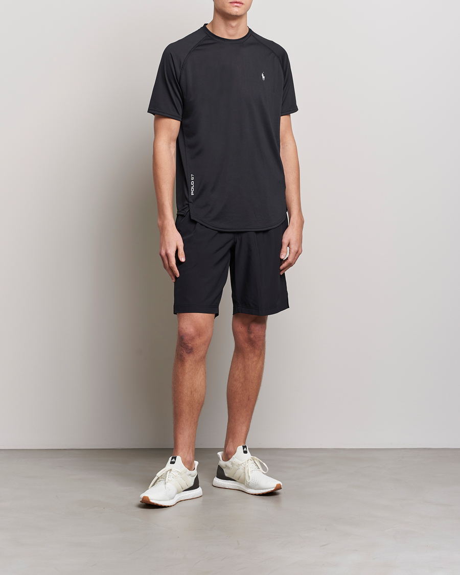 Herre | T-Shirts | Polo Ralph Lauren | Performance Jersey Crew Neck T-Shirt Black