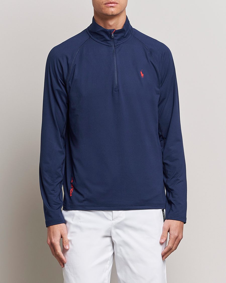 Herre |  | Polo Ralph Lauren | Performance Jersey Half-Zip Newport Navy