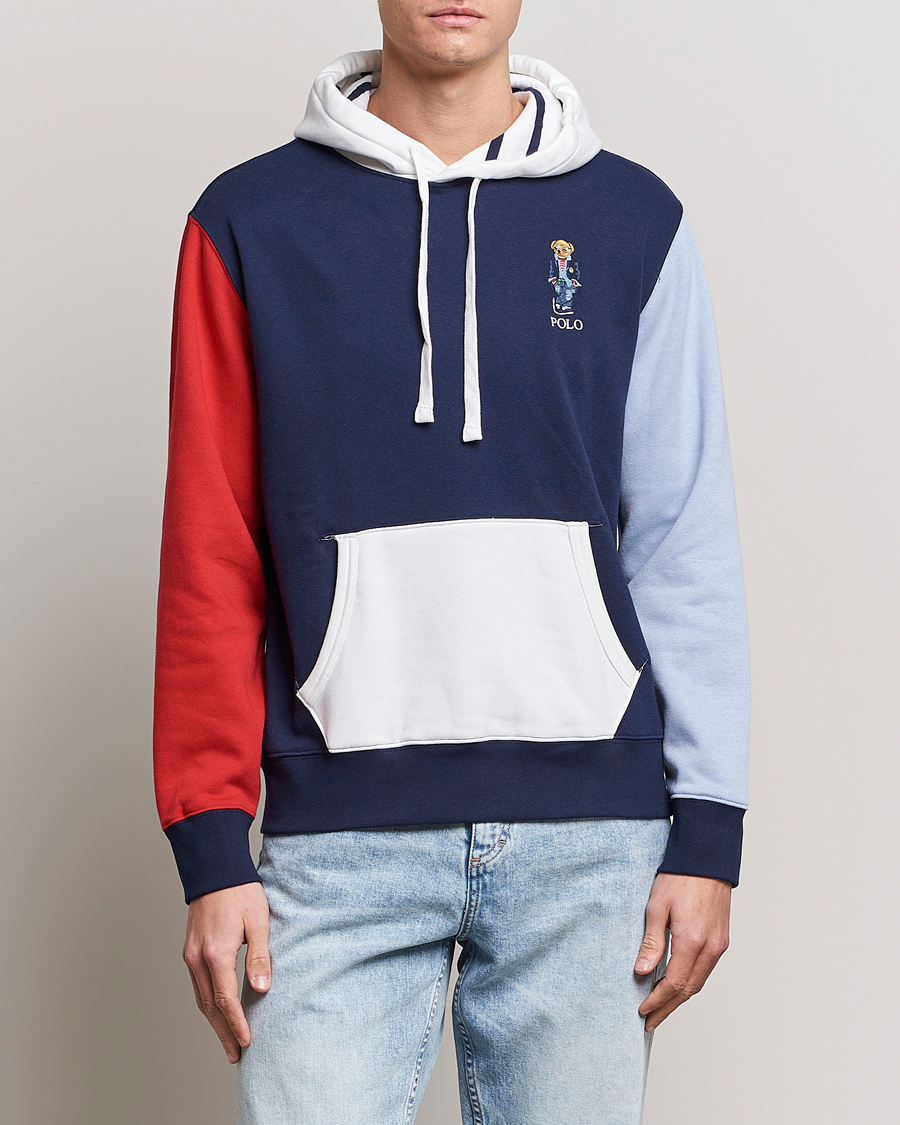 Herre | Gensere | Polo Ralph Lauren | Printed Regatta Bear Colorblocked Hoodie Multi