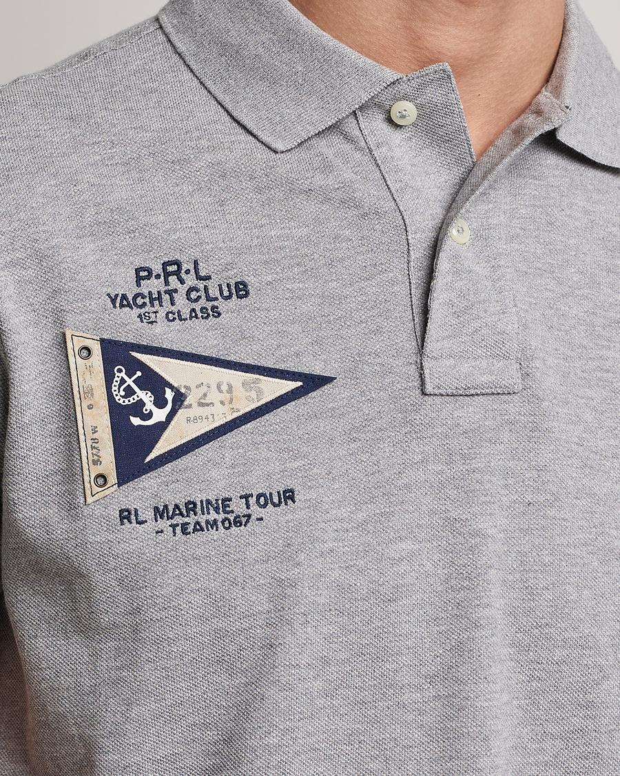 Herre | Pikéer | Polo Ralph Lauren | Custom Slim Fit Regatta Polo Andover Heather