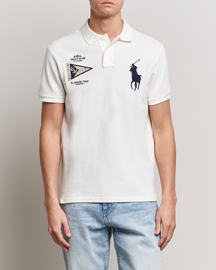 Herre | | Polo Ralph Lauren | Custom Slim Fit Regatta Polo Nevis White