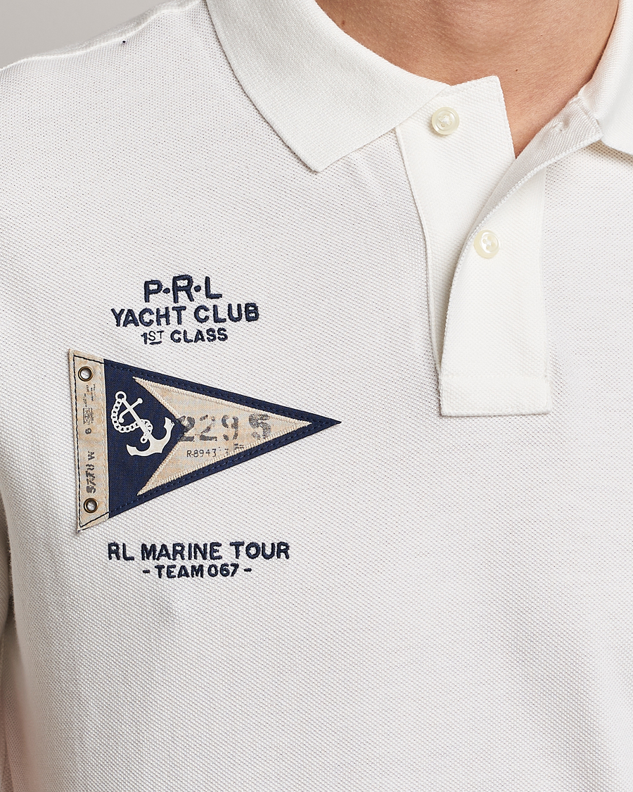 Herre | Pikéer | Polo Ralph Lauren | Custom Slim Fit Regatta Polo Nevis White