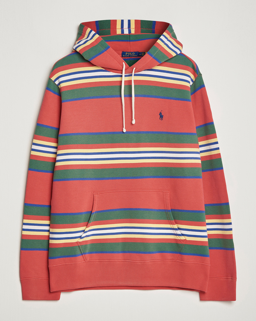 Herre | Gensere | Polo Ralph Lauren | Yarn Died Fleece Striped Hoodie Multi