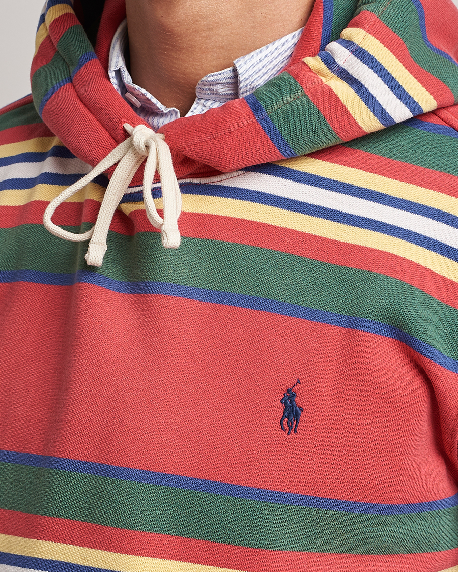 Herre | Gensere | Polo Ralph Lauren | Yarn Died Fleece Striped Hoodie Multi