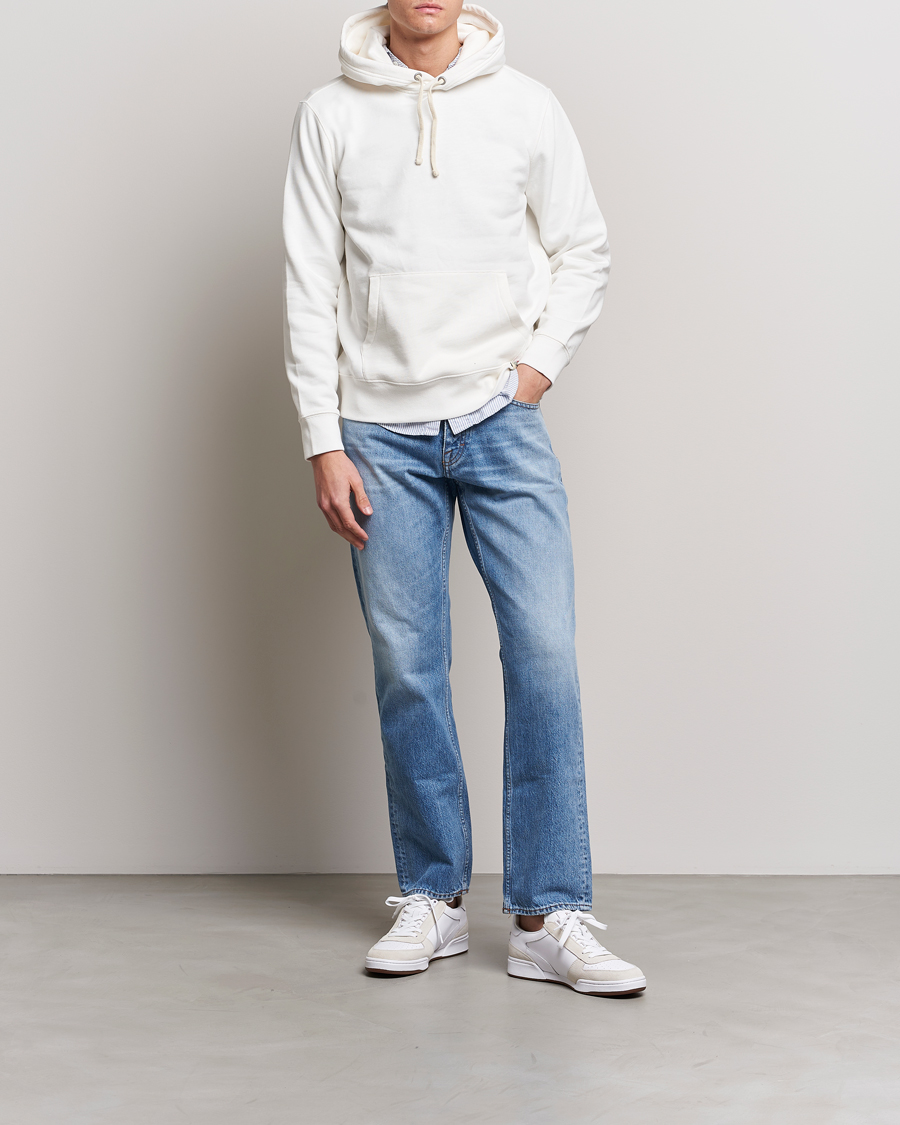 Herre | Gensere | Polo Ralph Lauren | Vintage Fleece Hoodie Deckwash White