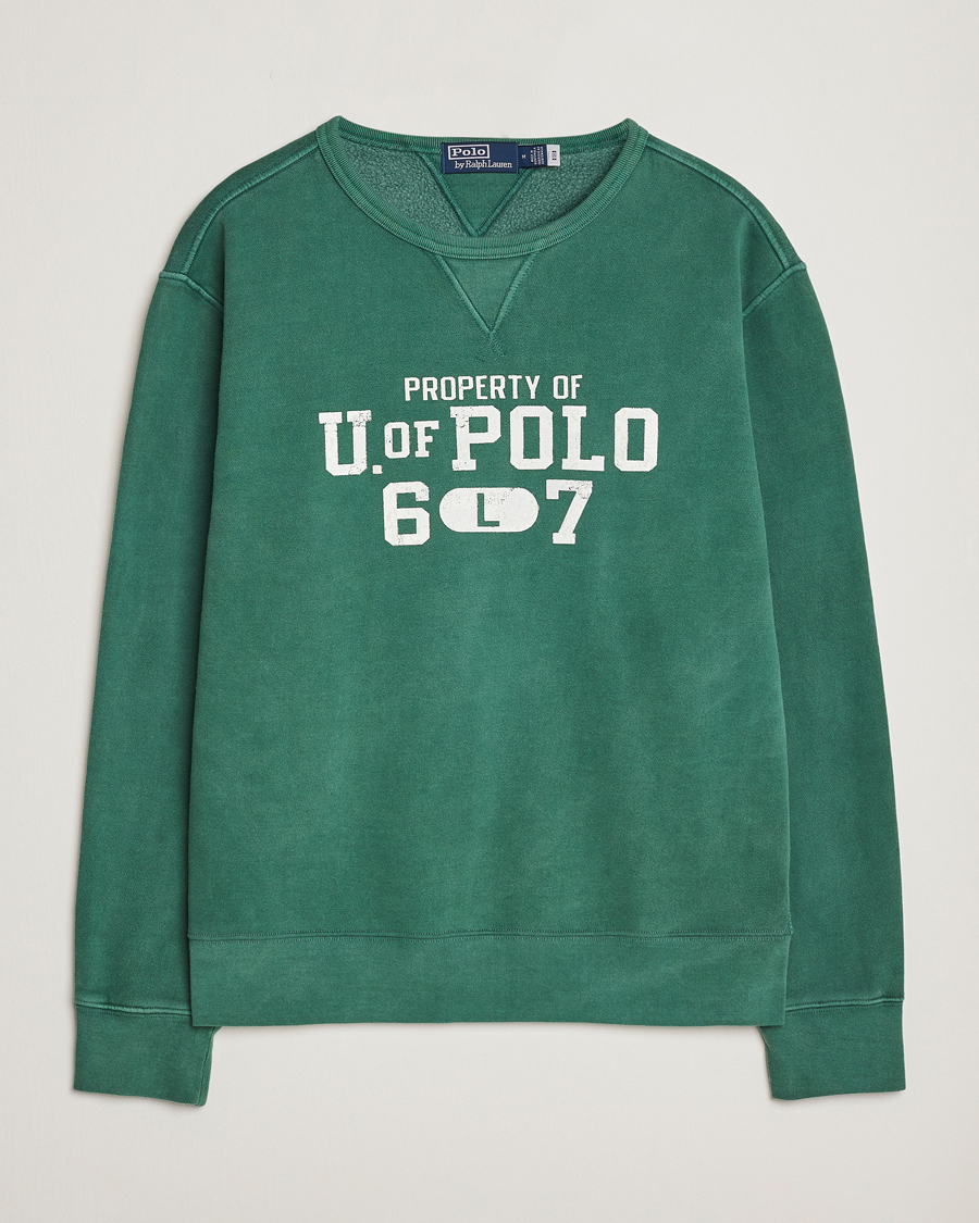 Herre | Gensere | Polo Ralph Lauren | Fleece Logo Sweatshirt Washed Forest