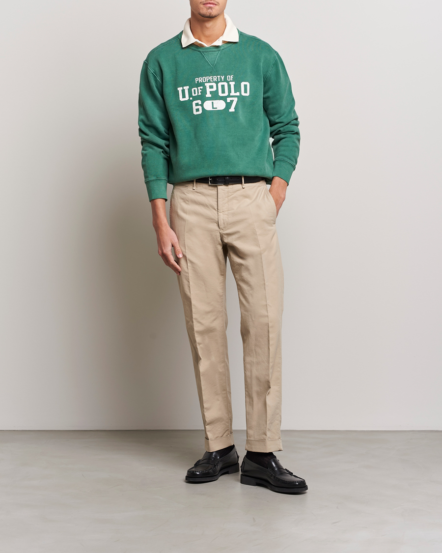 Herre | Gensere | Polo Ralph Lauren | Fleece Logo Sweatshirt Washed Forest
