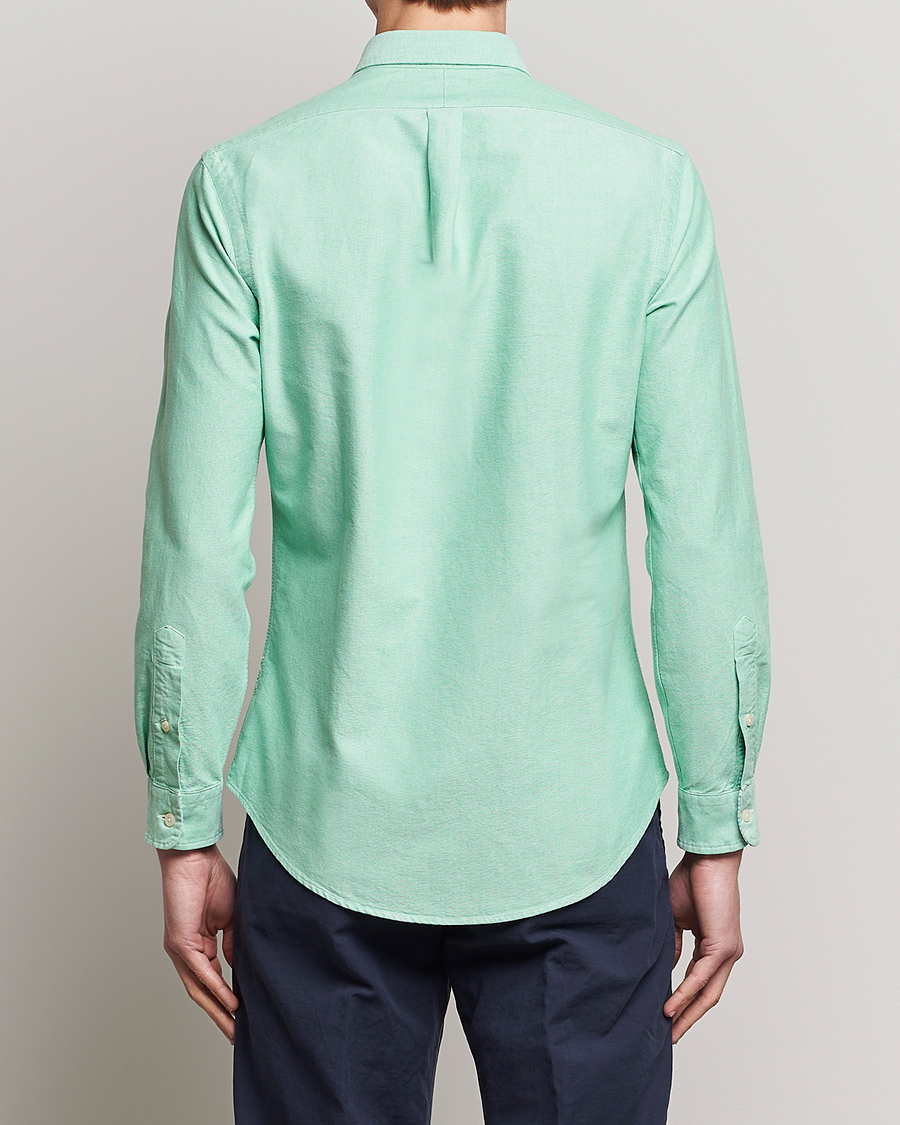 Herre | Skjorter | Polo Ralph Lauren | Slim Fit Oxford Button Down Shirt Golf Green
