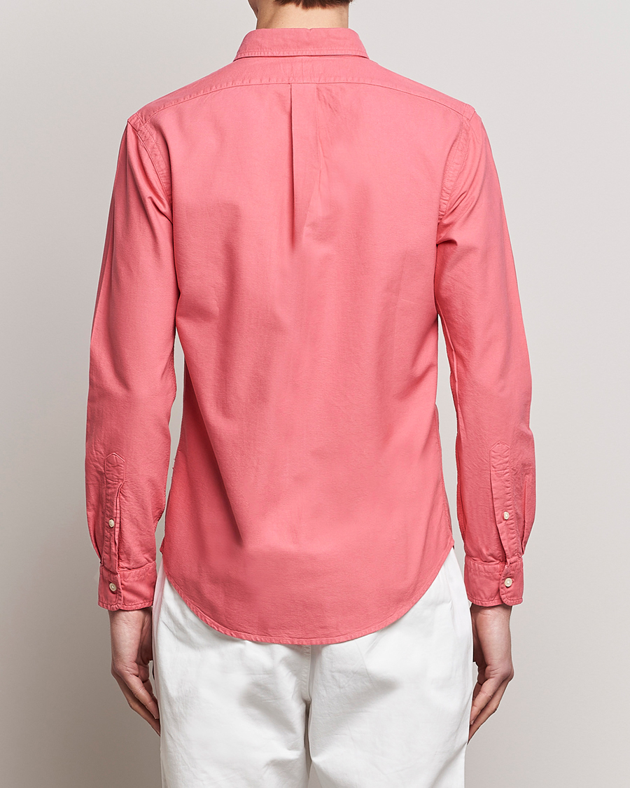 Herre | Skjorter | Polo Ralph Lauren | Slim Fit Garment Dyed Oxford Red Sky