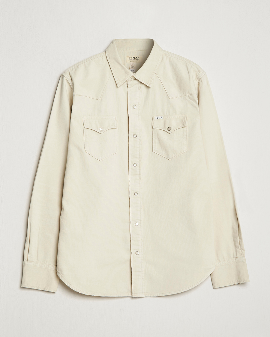 Herre | Jeansskjorter | Polo Ralph Lauren | Western Denim Shirt Basic Sand