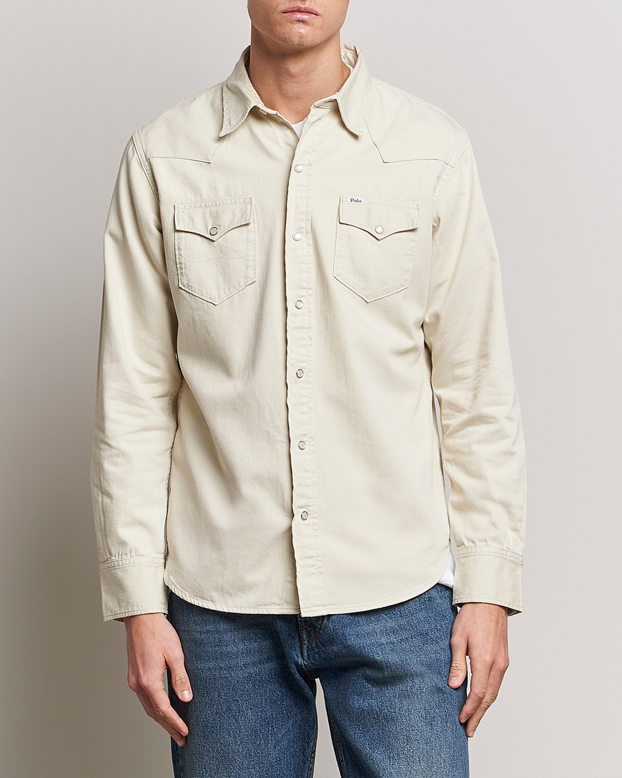 Herre | Jeansskjorter | Polo Ralph Lauren | Western Denim Shirt Basic Sand