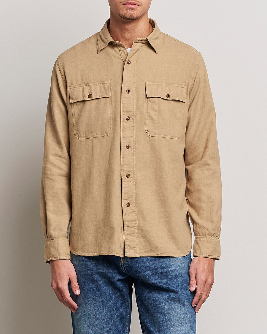 Herre | Skjorter | Polo Ralph Lauren | Cotton Overshirt Vintage Khaki