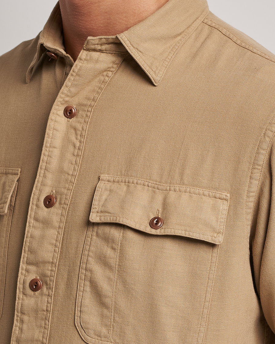 Herre | Skjorter | Polo Ralph Lauren | Cotton Overshirt Vintage Khaki