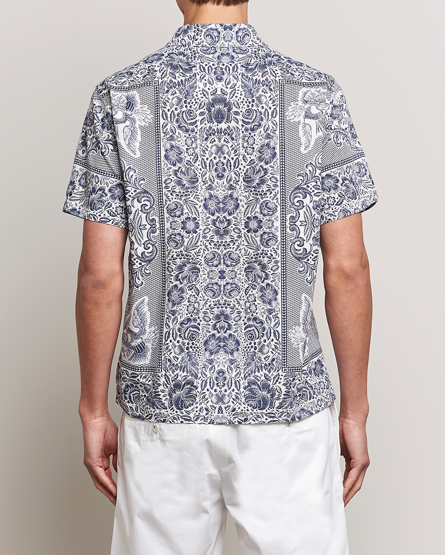 Herre | Skjorter | Polo Ralph Lauren | Printed Paisley Short Sleeve Shirt Blue