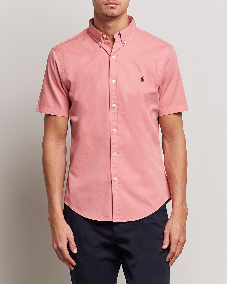 Herre | Klær | Polo Ralph Lauren | Twill Short Sleeve Shirt Desert Rose