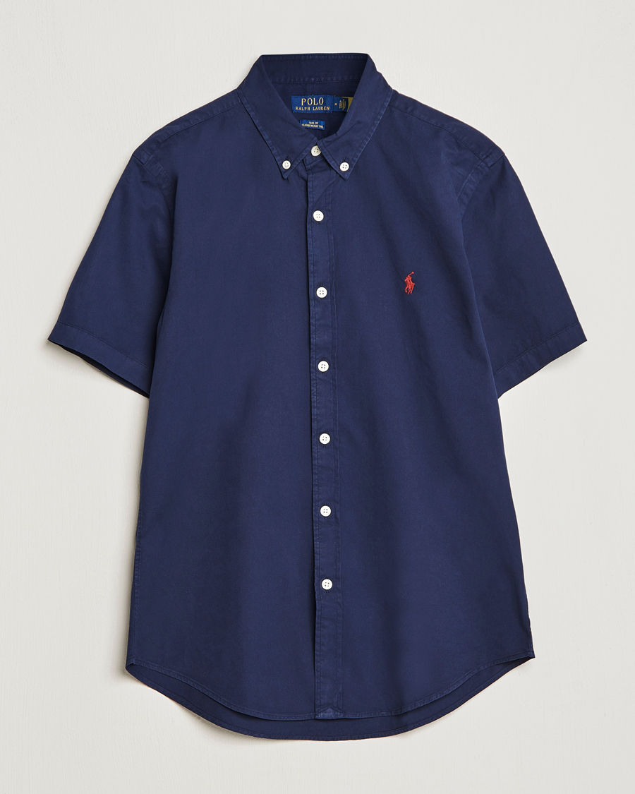 Herre | Skjorter | Polo Ralph Lauren | Twill Short Sleeve Shirt Newport Navy