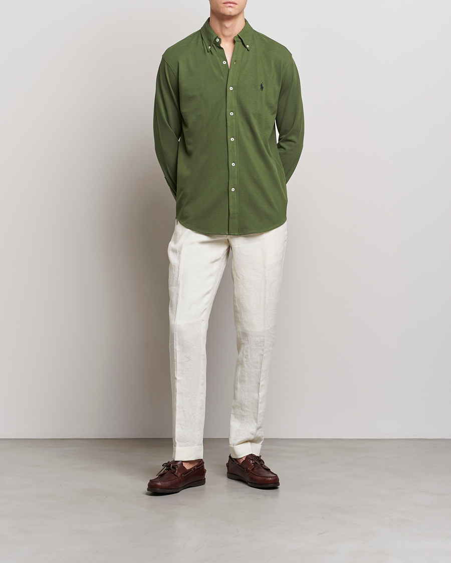 Herre | Skjorter | Polo Ralph Lauren | Featherweight Shirt Olive