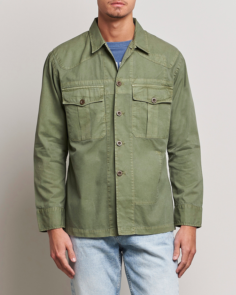 Herre |  | Polo Ralph Lauren | Twill Pocket Shirt Jacket Olive