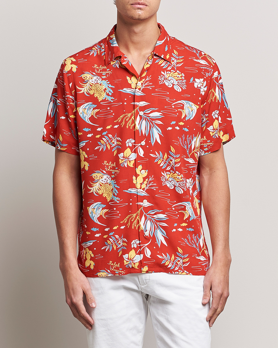 Herre | Kortermede skjorter | Polo Ralph Lauren | Printed Flower Short Sleeve Shirt Sun Sand Surf