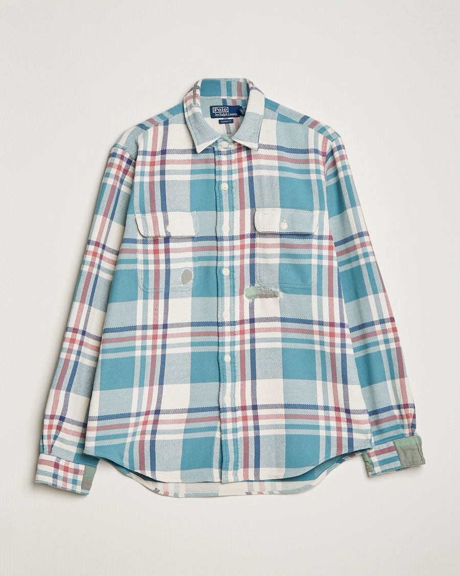 Herre | Jakker | Polo Ralph Lauren | Outdor Flannel Checked Shirt Jacket Multi