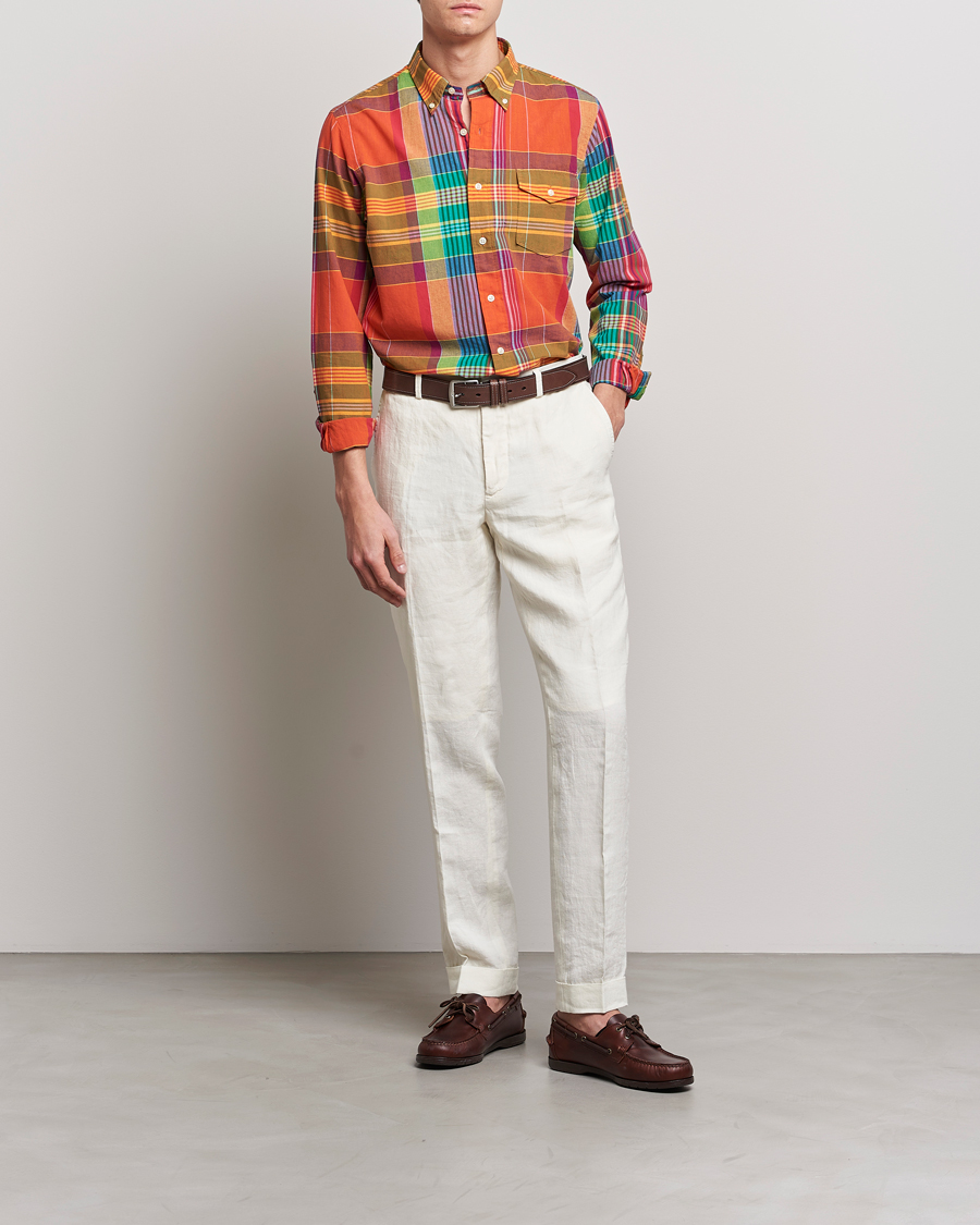 Herre | Skjorter | Polo Ralph Lauren | Classic Fit Checked Madras Shirt Multi