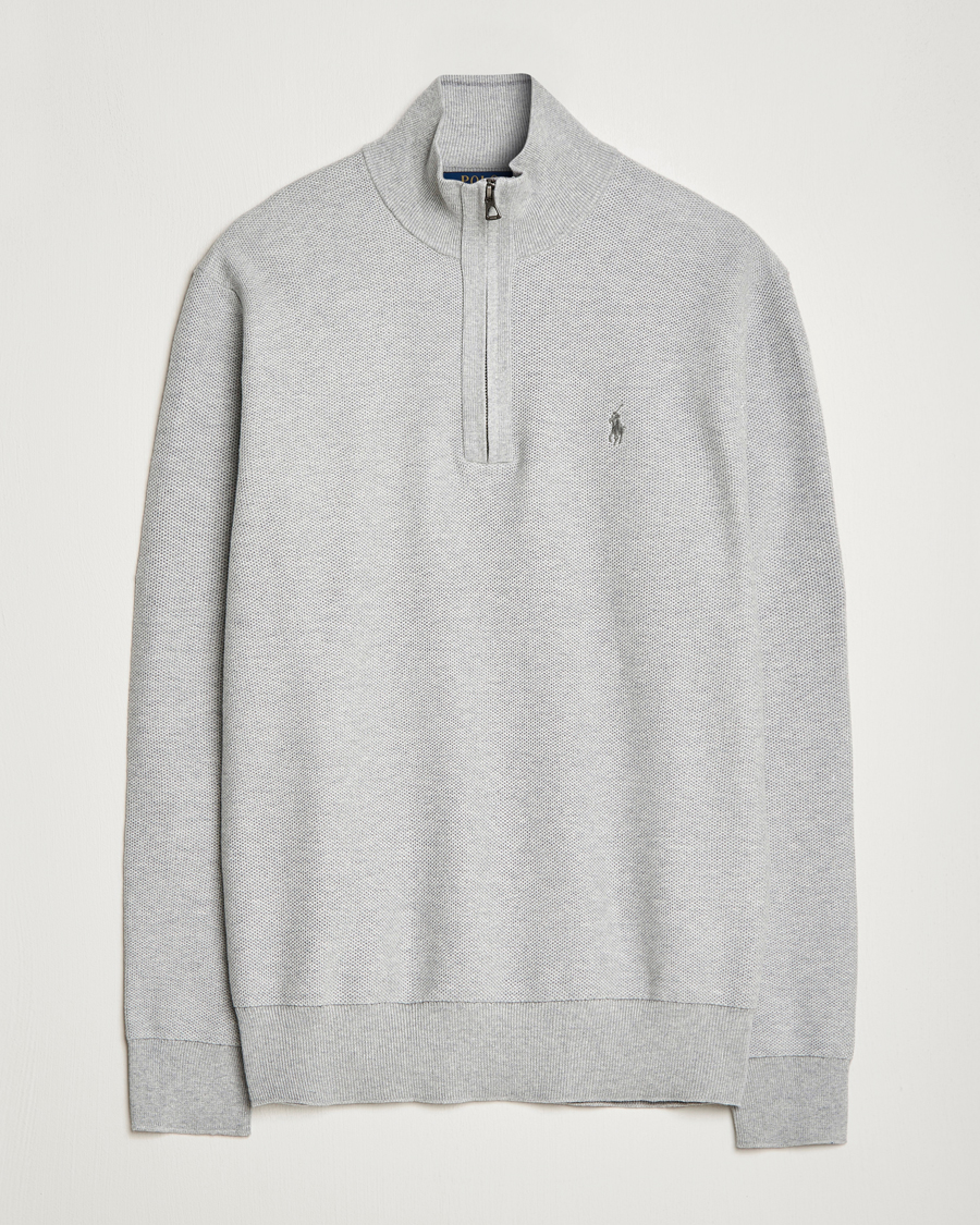 Herre | Gensere | Polo Ralph Lauren | Textured Half-Zip Andover Heather