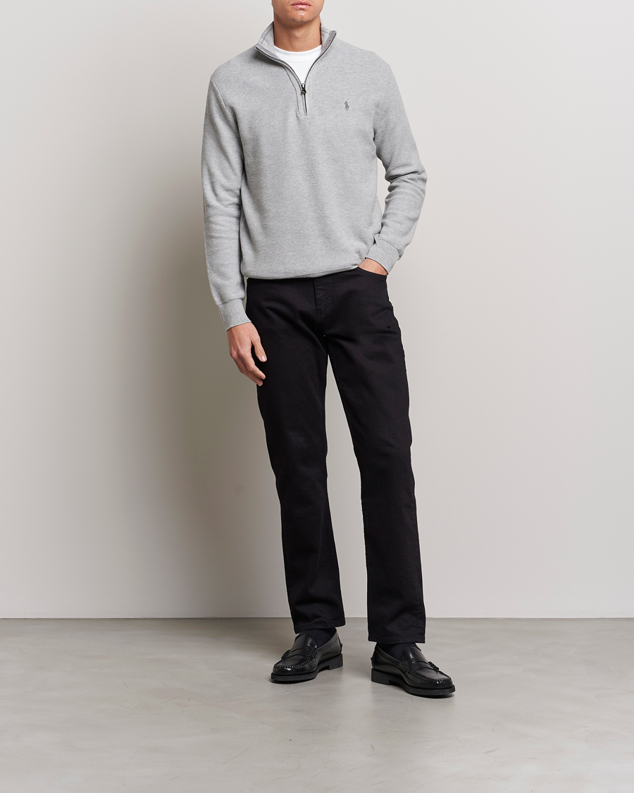 Herre | Gensere | Polo Ralph Lauren | Textured Half-Zip Andover Heather