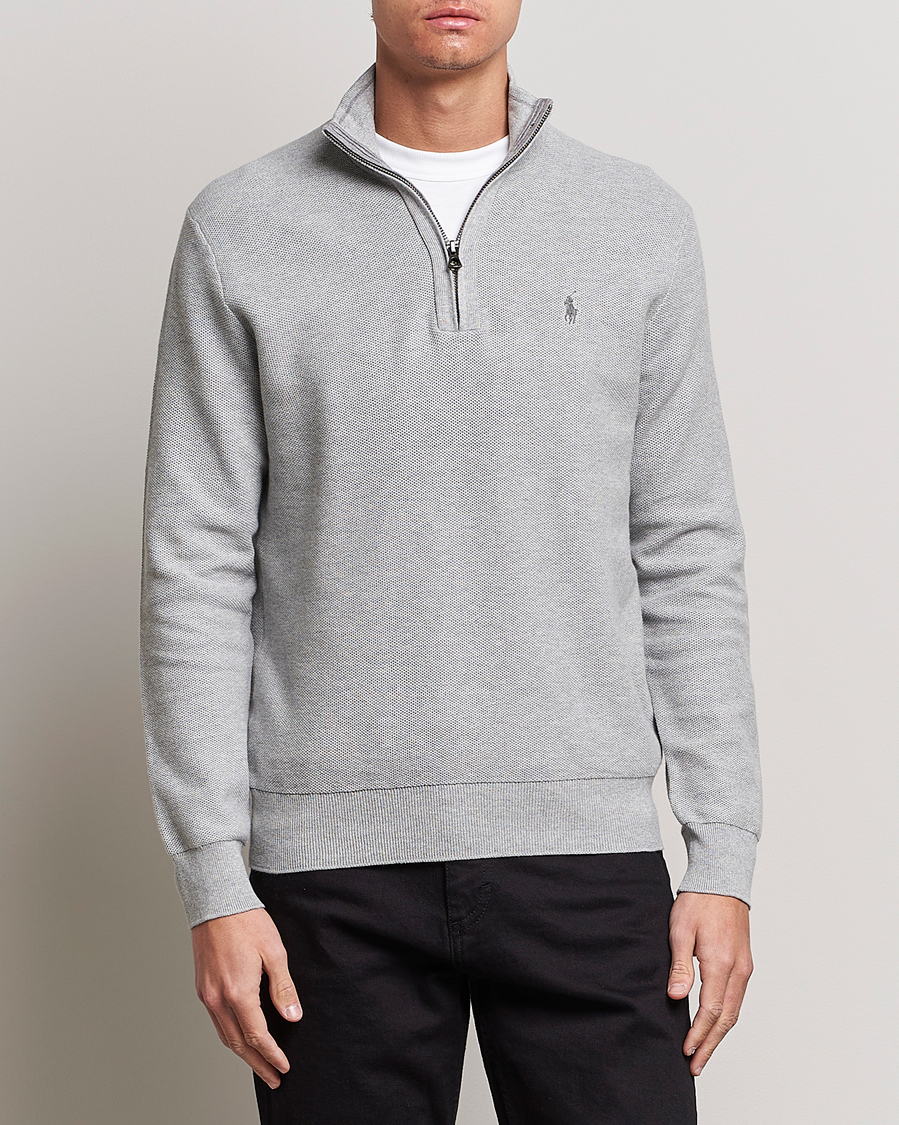 Herre |  | Polo Ralph Lauren | Textured Half-Zip Andover Heather