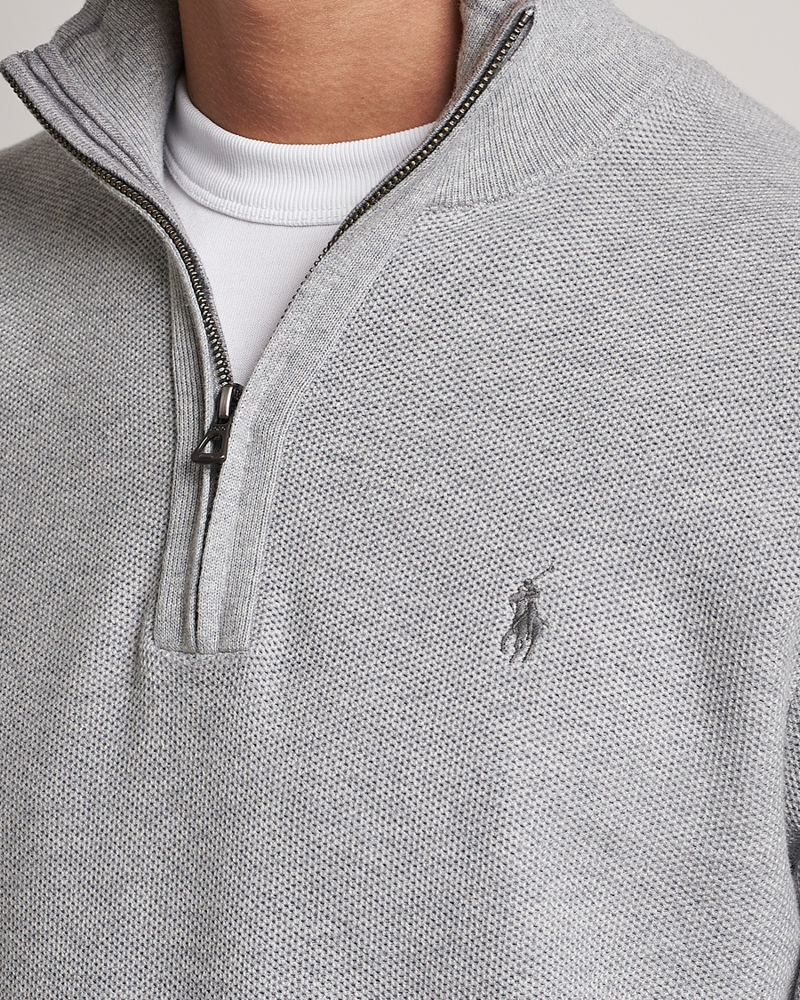 Herre | Gensere | Polo Ralph Lauren | Textured Half-Zip Andover Heather