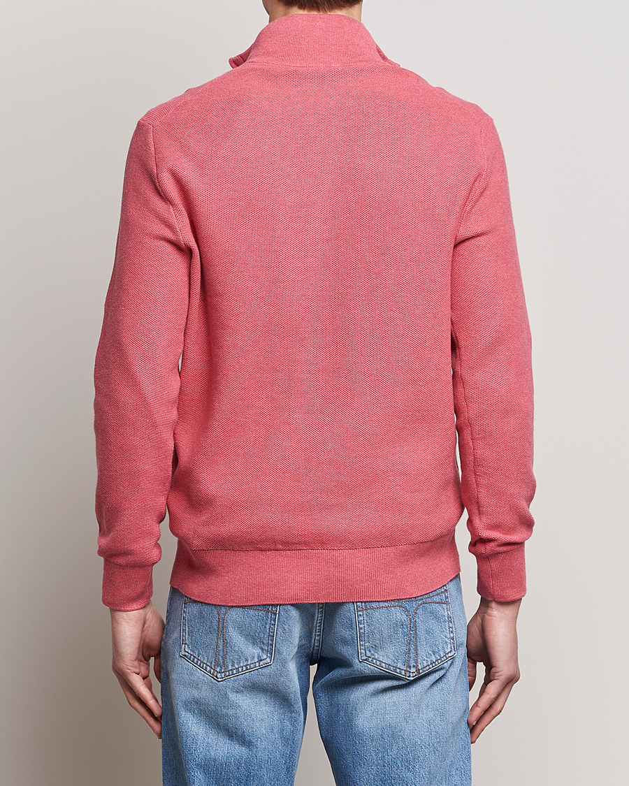 Herre | Gensere | Polo Ralph Lauren | Textured Half-Zip Red Sky Heather