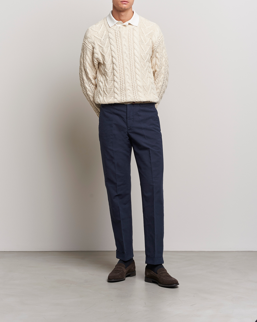 Herre | Gensere | Polo Ralph Lauren | Knitted Fishermen Sweater Cream