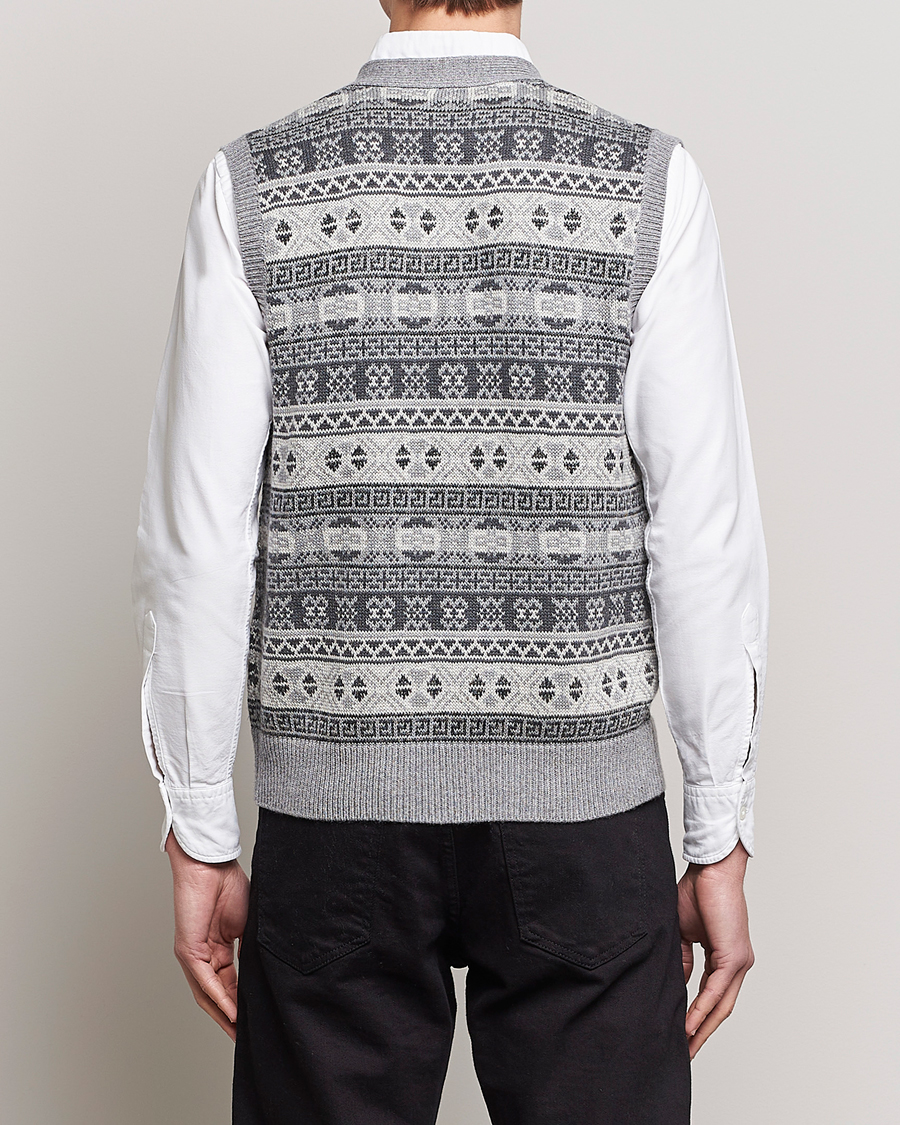Herre | Gensere | Polo Ralph Lauren | Knitted Fairisle Vest Grey