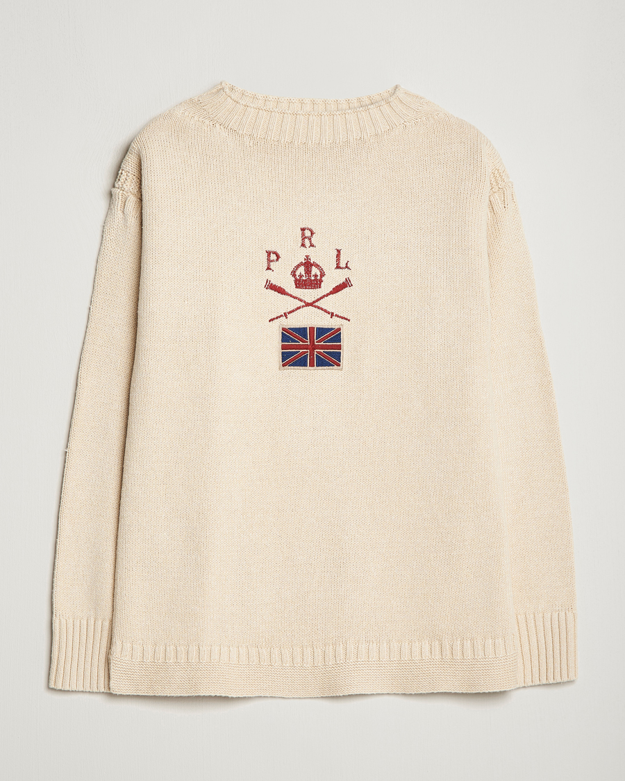 Herre | Gensere | Polo Ralph Lauren | Knitted Anchor Sweater Cream