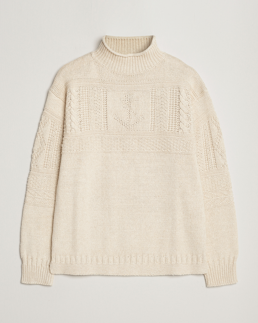 Herre | Gensere | Polo Ralph Lauren | Knitted Fishermen Sweater Cream