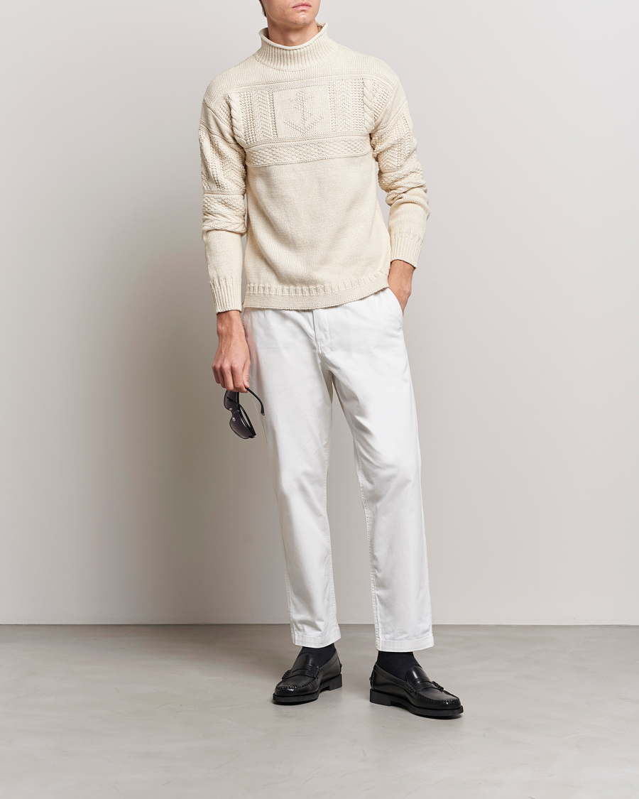 Herre | Gensere | Polo Ralph Lauren | Knitted Fishermen Sweater Cream