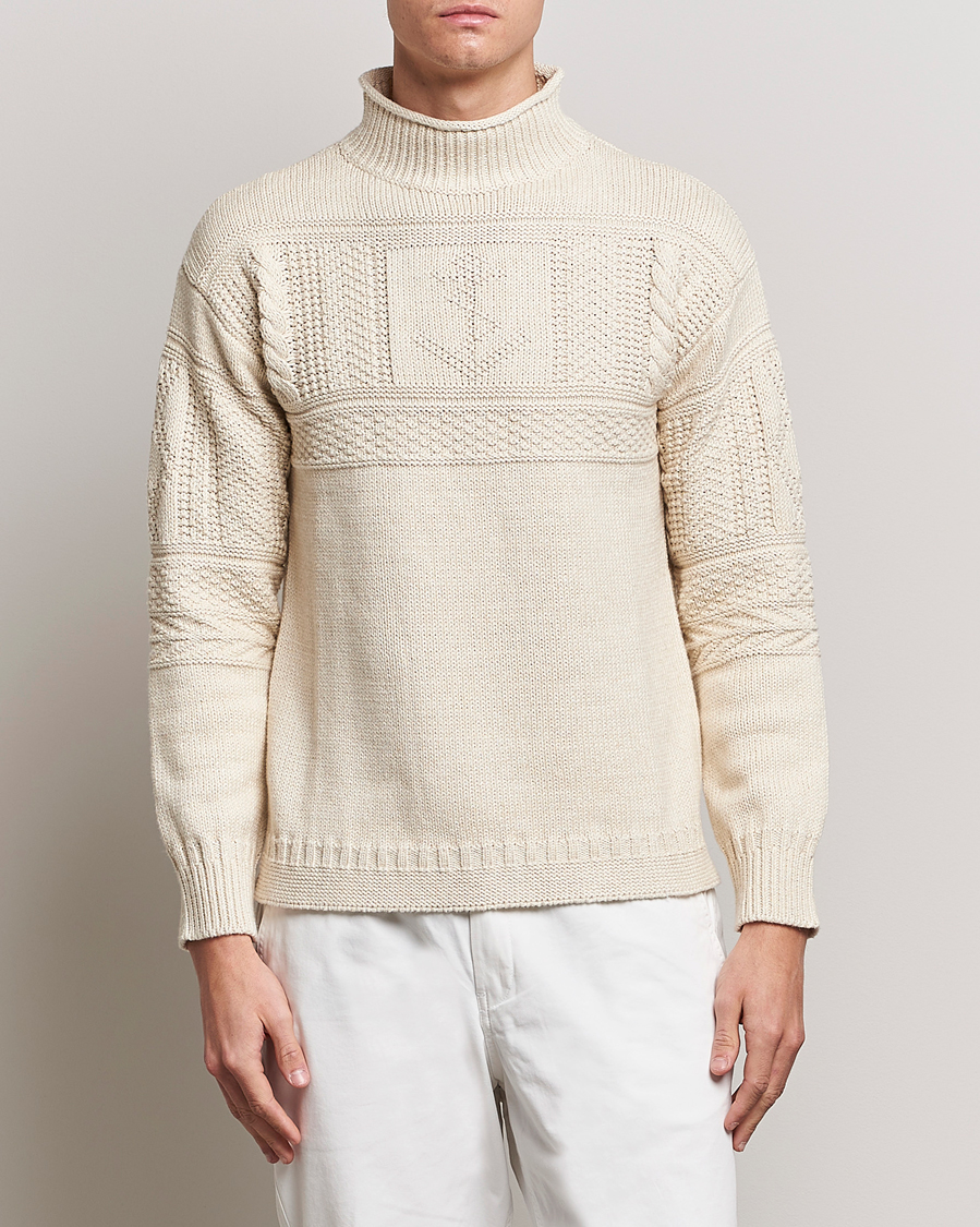Herre | Gensere | Polo Ralph Lauren | Knitted Fishermen Sweater Cream