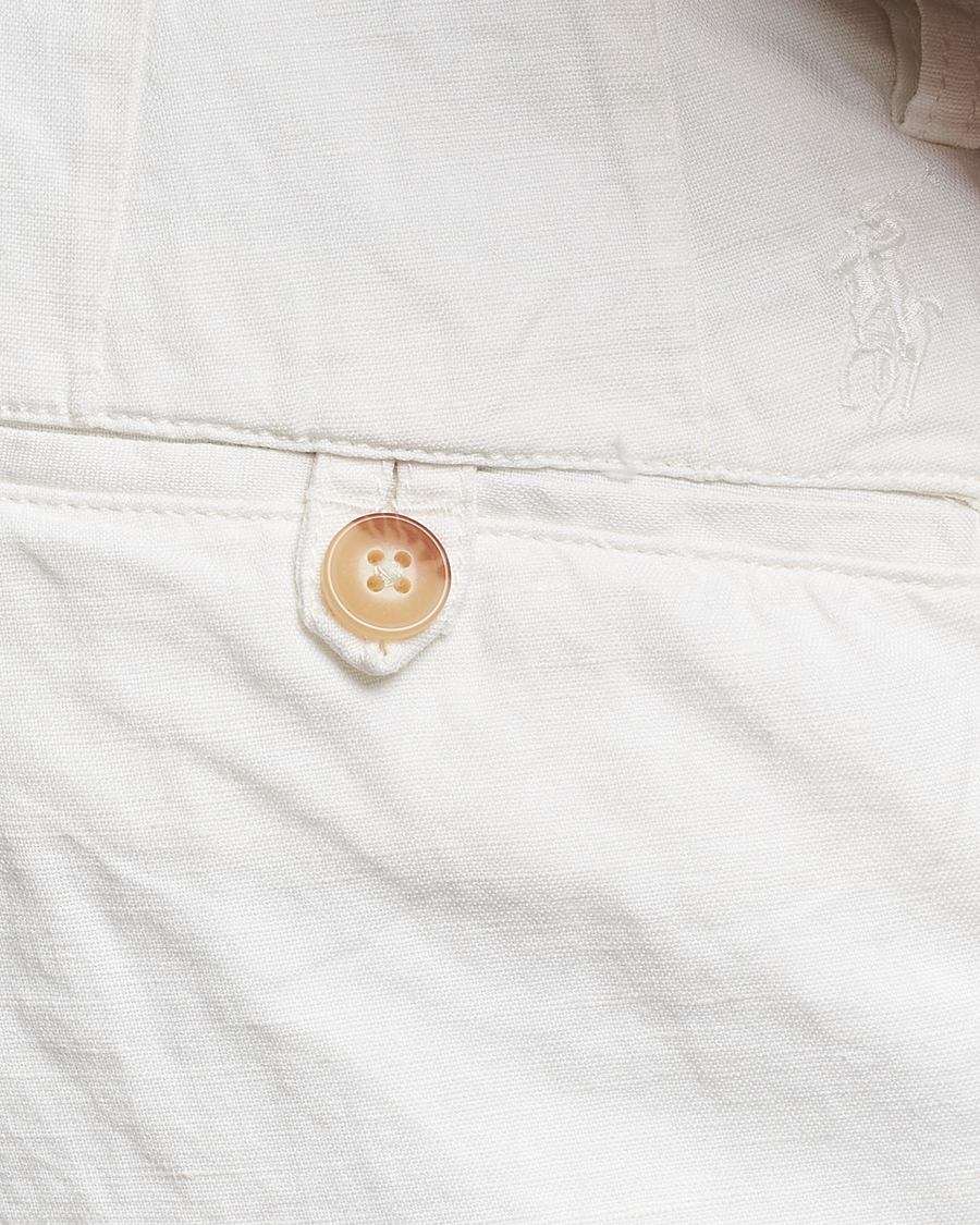 Herre | Bukser | Polo Ralph Lauren | Bedford Cotton/Linen Straight Fit Pants White