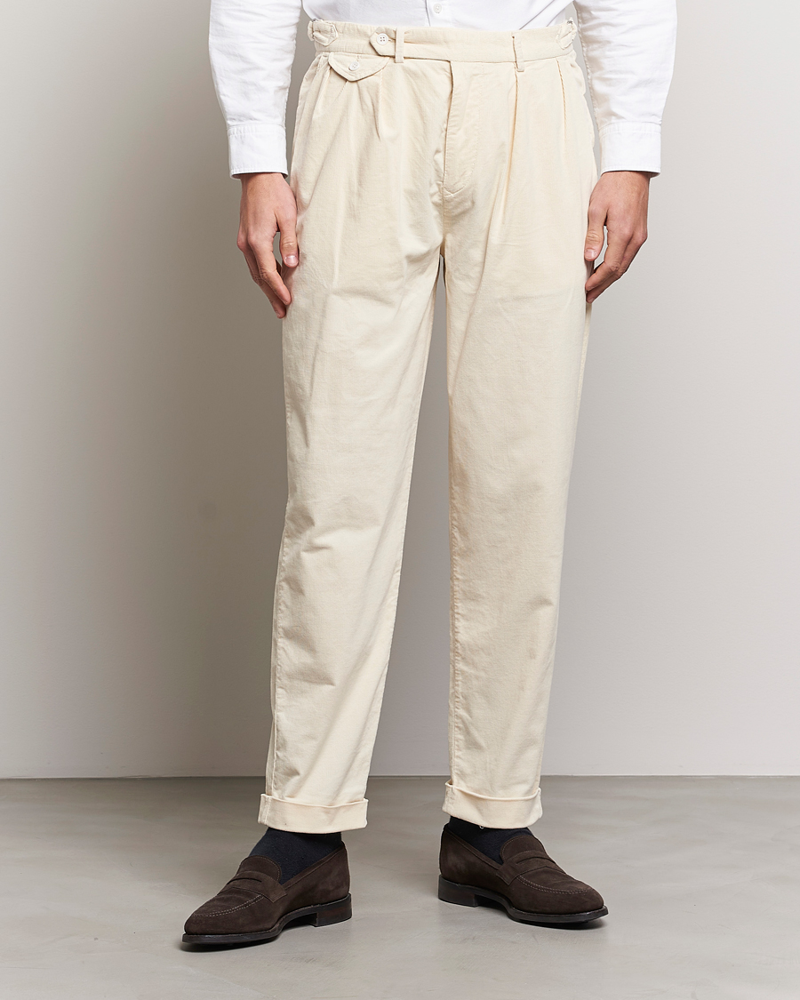 Herre | Bukser | Polo Ralph Lauren | Corduroy Tennis Trousers Guide Cream