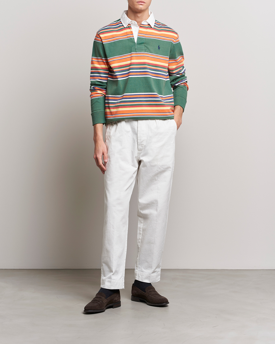 Herre | Bukser | Polo Ralph Lauren | Rustic Twill Officer Trousers Deckwash White